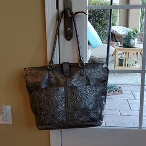 Patricia Nash Leather Marseille Grommet Tote